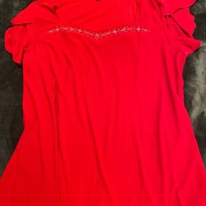 Women’s Size Large Red Blouse
